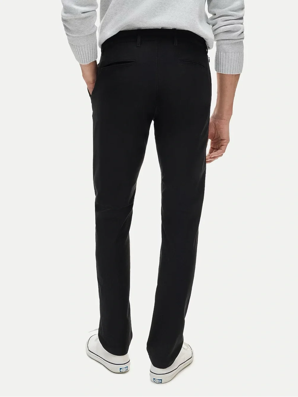 J.CREW 484 Slim-fit tech pant in Black Size 33/32 NWT $128 CG696
